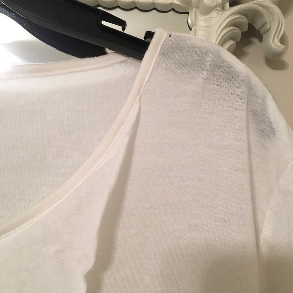 NWT Talbots Woman ruffle short sleeve T-shirt - Picture 6 of 6